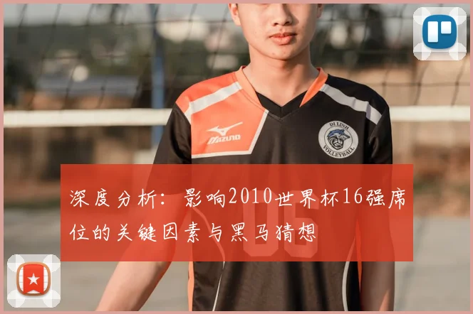 深度分析:影响2010世界杯16强席位的关键因素与黑马猜想